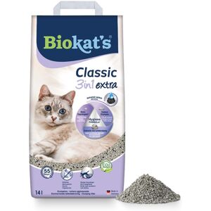 BioKat's 2x14L Biokat´s Classic 3in1 Extra Kattenbakvulling BioKat's 2x14L Biokat´s Classic 3in1 Extra Kattenbakvulling