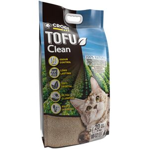 20 l (ca. 9 kg) Croci Tofu Clean Kattenbakvulling 20 l (ca. 9 kg) Croci Tofu Clean Kattenbakvulling
