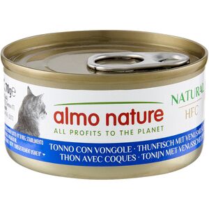 Almo Nature 70g 24x70g Tonijn met Mossel HFC Natural Almo Nature Kattenvoer Almo Nature 70g 24x70g Tonijn met Mossel HFC Natural Almo Nature Kattenvoer
