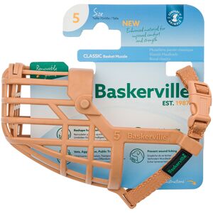 Baskerville Klassieke Muilkorf Beige Maat 5 Hond Baskerville Klassieke Muilkorf Beige Maat 5 Hond