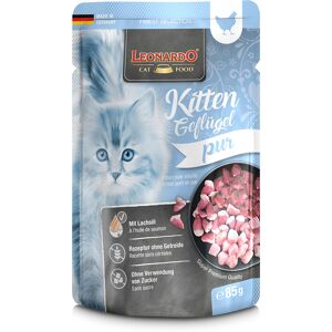 16x85g Finest Selection Zakjes Kitten: gevogelte Leonardo Kattenvoer 16x85g Finest Selection Zakjes Kitten: gevogelte Leonardo Kattenvoer