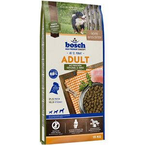15kg bosch Adult Gevogelte & Gierst Hondenvoer 15kg bosch Adult Gevogelte & Gierst Hondenvoer