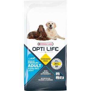 Versele Laga Opti Life 12,5kg Adult Light Medium & Maxi Opti Life Hondenvoer Versele Laga Opti Life 12,5kg Adult Light Medium & Maxi Opti Life Hondenvoer