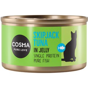 24x85g Skipjack Tonijn in Gelei Cosma Original Kattenvoer 24x85g Skipjack Tonijn in Gelei Cosma Original Kattenvoer