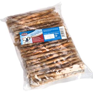 TRIXIE 1kg Kauwrollen gedraaid (runderhuid), 12,5 cm 2 x 100 stuks Hondensnacks TRIXIE 1kg Kauwrollen gedraaid (runderhuid), 12,5 cm 2 x 100 stuks Hondensnacks