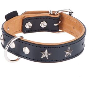 Maat 60: 45 - 55 cm halsomvang - Heim Leren Halsband Stars Maat 60: 45 - 55 cm halsomvang - Heim Leren Halsband Stars