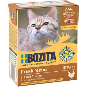 24x370g Stukjes in Gelei met Extra Kip Bozita Kattenvoer 24x370g Stukjes in Gelei met Extra Kip Bozita Kattenvoer