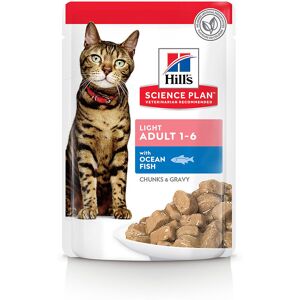 12x85g Feline Adult Zeevis maaltijdzakjes Hill's Science Plan Kattenvoer 12x85g Feline Adult Zeevis maaltijdzakjes Hill's Science Plan Kattenvoer
