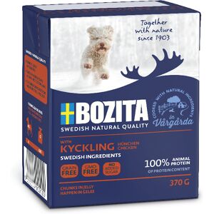 Bozita Hapjes in Gelei 12 x 370 g Hondenvoer - Kip Bozita Hapjes in Gelei 12 x 370 g Hondenvoer - Kip