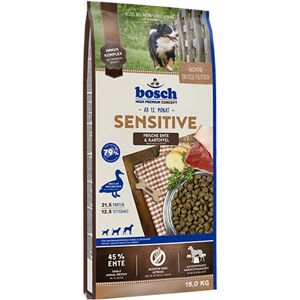 15kg bosch Sensitive Eend & Aardappel Hondenvoer 15kg bosch Sensitive Eend & Aardappel Hondenvoer