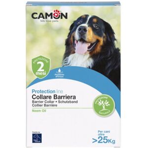 Camon Collar 2 x Beschermhalsband Maxi met klinknagelolie voor honden lengte 75 cm Camon Collar 2 x Beschermhalsband Maxi met klinknagelolie voor honden lengte 75 cm
