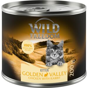 12x200g Kitten Valley Konijn & Kip Wild Freedom Kattenvoer 12x200g Kitten Valley Konijn & Kip Wild Freedom Kattenvoer