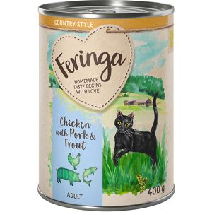 Feringa Country Style Menu 6 x 400 g - Kip, Forel, Varken Feringa Country Style Menu 6 x 400 g - Kip, Forel, Varken