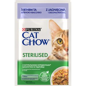 26 x 85 g Cat Chow Sterilised Lam & Groene Bonen Kattenvoer 26 x 85 g Cat Chow Sterilised Lam & Groene Bonen Kattenvoer