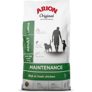 12kg Arion Original Maintenance Large Breed Kip hondenvoer droog 12kg Arion Original Maintenance Large Breed Kip hondenvoer droog