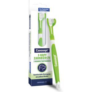 2st Canosept 3-kops tandenborstel voor honden 2st Canosept 3-kops tandenborstel voor honden