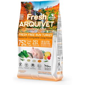 2,5kg Arquivet Fresh scharrelkalkoen droogvoer voor honden 2,5kg Arquivet Fresh scharrelkalkoen droogvoer voor honden