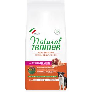 Natural Trainer Natural Adult Medium met Prosciutto - 12 kg Natural Trainer Natural Adult Medium met Prosciutto - 12 kg