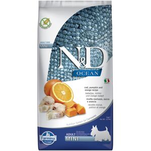 N&D Ocean 7kg Ocean Adult Mini Kabeljauw, Pompoen en Sinaasappel Farmina N&D droge honden N&D Ocean 7kg Ocean Adult Mini Kabeljauw, Pompoen en Sinaasappel Farmina N&D droge honden