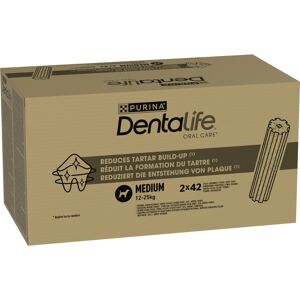 84 Sticks voor Middelgrote Honden Purina Dentalife Tandverzorgingssnacks 84 Sticks voor Middelgrote Honden Purina Dentalife Tandverzorgingssnacks