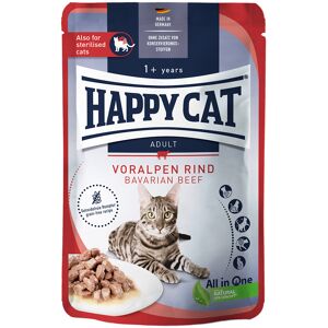 Voordeelpakket Happy Cat Pouch Meat in Sauce 24 x 85 g - Voralpen-Rind (Rund) Voordeelpakket Happy Cat Pouch Meat in Sauce 24 x 85 g - Voralpen-Rind (Rund)