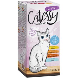 32x100g Fijne Paté Mix I Catessy Kattenvoer Kuipjes 32x100g Fijne Paté Mix I Catessy Kattenvoer Kuipjes