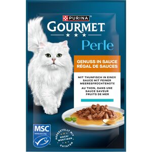 26x85g Tonijn in Saus Gourmet Perle Sauce Delight Kattenvoer 26x85g Tonijn in Saus Gourmet Perle Sauce Delight Kattenvoer