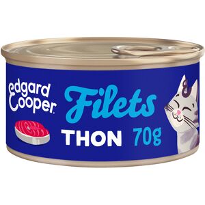 12x70g Edgard & Cooper Adult Graanvrije Filets Tonijn - Kattenvoer 12x70g Edgard & Cooper Adult Graanvrije Filets Tonijn - Kattenvoer