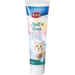 Voordeelpakket: 6x100g Trixie Malt'n'Grass mout + gras + taurine kattensnack Voordeelpakket: 6x100g Trixie Malt'n'Grass mout + gras + taurine kattensnack
