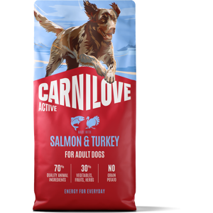 12 kg Carnilove Active Adult zalm & kalkoen droogvoer voor honden 12 kg Carnilove Active Adult zalm & kalkoen droogvoer voor honden