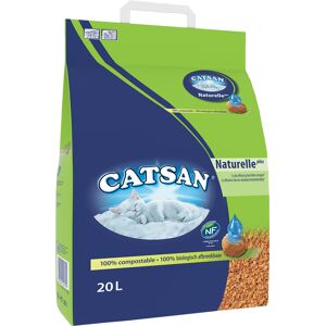 2x 20L Naturelle Plus Catsan Kattenbakvulling Houtsnippers 2x 20L Naturelle Plus Catsan Kattenbakvulling Houtsnippers