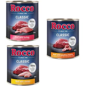 6x800g Gevogelte-Mix Rocco Classic Hondenvoer 6x800g Gevogelte-Mix Rocco Classic Hondenvoer