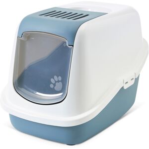 Savic Kattenbak Nestor Blauw/Wit Savic Kattenbak Nestor Blauw/Wit