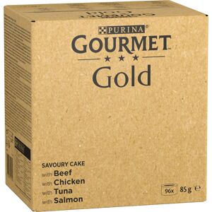 96x85g Gold Ragout: Rundvlees, Kip, Tonijn, Zalm Gourmet Kattenvoer 96x85g Gold Ragout: Rundvlees, Kip, Tonijn, Zalm Gourmet Kattenvoer