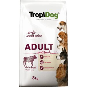 2x 8kg Tropidog Premium Adult Small Rund & Rijst hondenvoer droog 2x 8kg Tropidog Premium Adult Small Rund & Rijst hondenvoer droog