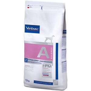 12kg Virbac Vet HPM Dog Allergy A2 Hondenvoer 12kg Virbac Vet HPM Dog Allergy A2 Hondenvoer
