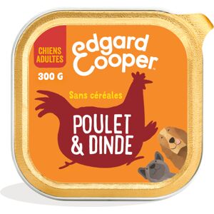 18x300g Edgard & Cooper Adult Graanvrij Kip, Kalkoen - Hondenvoer 18x300g Edgard & Cooper Adult Graanvrij Kip, Kalkoen - Hondenvoer