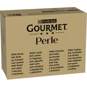 96x85g Eend, Lam, Kip, Kalkoen Gourmet Perle Kattenvoer 96x85g Eend, Lam, Kip, Kalkoen Gourmet Perle Kattenvoer