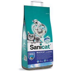 12 l Sanicat Clumping Multicat kattenbakvulling 12 l Sanicat Clumping Multicat kattenbakvulling