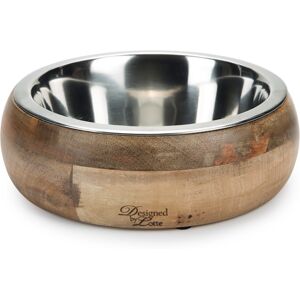 Designed by Lotte Houten & roestvrijstalen kom Mandira Ø21cm Hond Designed by Lotte Houten & roestvrijstalen kom Mandira Ø21cm Hond