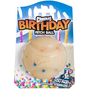 3x Chuckit! Verjaardag apporteerbal Ø6,5cm hond 3x Chuckit! Verjaardag apporteerbal Ø6,5cm hond