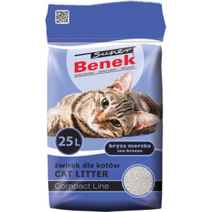 25 l (ca. 20 kg) Super Benek Compact met Zee Geur - Kattenbakvulling 25 l (ca. 20 kg) Super Benek Compact met Zee Geur - Kattenbakvulling