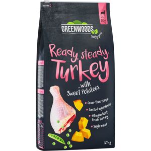 12kg Kalkoen met Zoete Aardappel, Erwten en Pompoen Greenwoods Hondenvoer 12kg Kalkoen met Zoete Aardappel, Erwten en Pompoen Greenwoods Hondenvoer