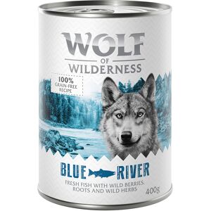 6x400g Blue River Vis Wolf of Wilderness Hondenvoer 6x400g Blue River Vis Wolf of Wilderness Hondenvoer
