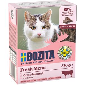 24x370g stukjes in Saus met Rund Bozita Kattenvoer 24x370g stukjes in Saus met Rund Bozita Kattenvoer