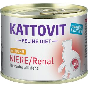12x185g Nier/Renal (Nierfalen) Kip Kattovit Kattenvoer 12x185g Nier/Renal (Nierfalen) Kip Kattovit Kattenvoer