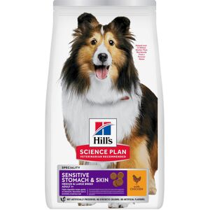 14kg Adult Sensitive Stomach & Skin Medium met Kip Hill's Science Plan Hondenvoer 14kg Adult Sensitive Stomach & Skin Medium met Kip Hill's Science Plan Hondenvoer