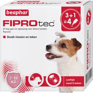 Beaphar FiproTec dog 2-10kg (NL) 4 Pipetten x 0,67 ml (APO) Beaphar FiproTec dog 2-10kg (NL) 4 Pipetten x 0,67 ml (APO)