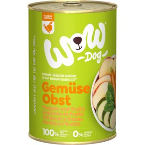 6x 400g WOW Puur 100% Groente & Fruit Hondenvoer Nat 6x 400g WOW Puur 100% Groente & Fruit Hondenvoer Nat