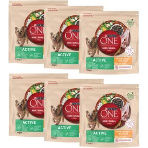 9kg (6x1,5kg) Mini Active Kip & Rijst Purina ONE Hondenvoer 9kg (6x1,5kg) Mini Active Kip & Rijst Purina ONE Hondenvoer